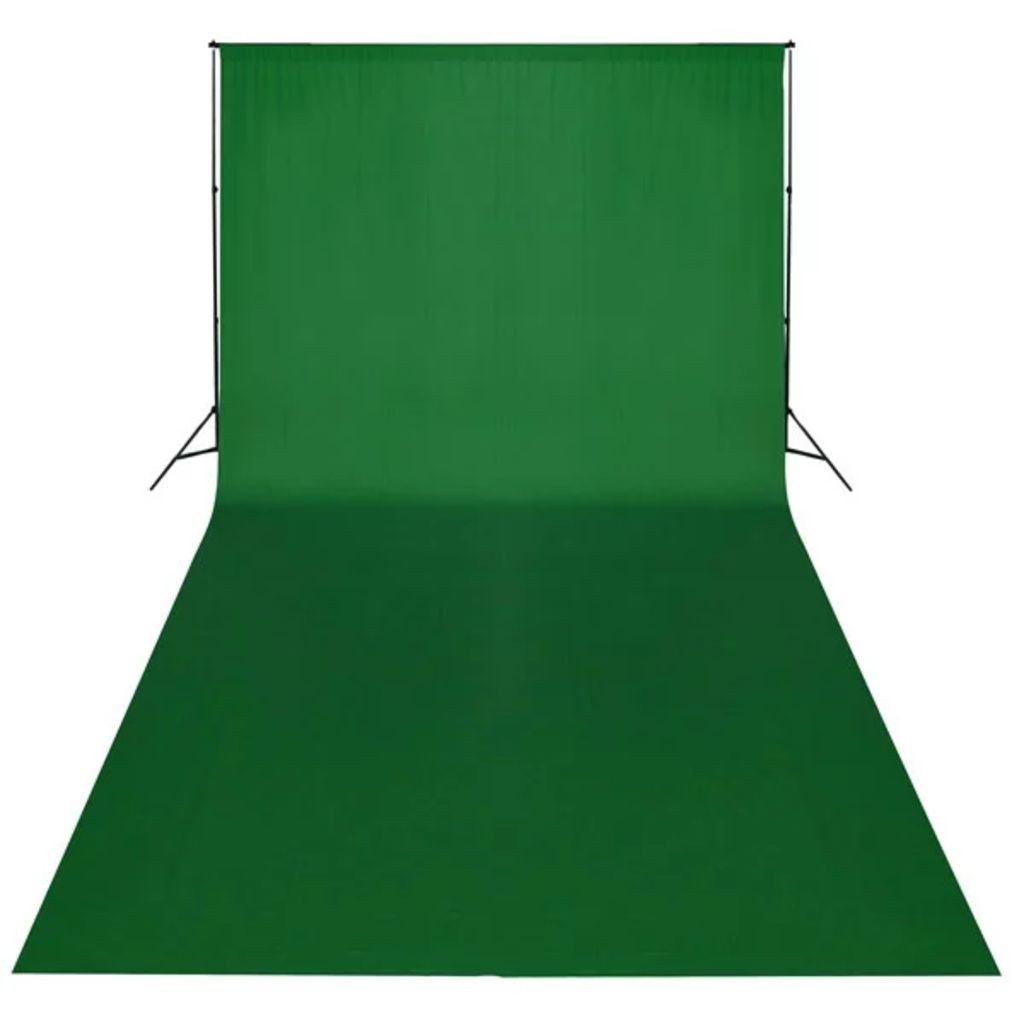 Backdrop Cotton Green 600x300 cm Chroma Key